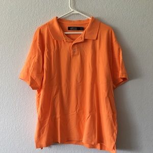 xl orange boca classics polo